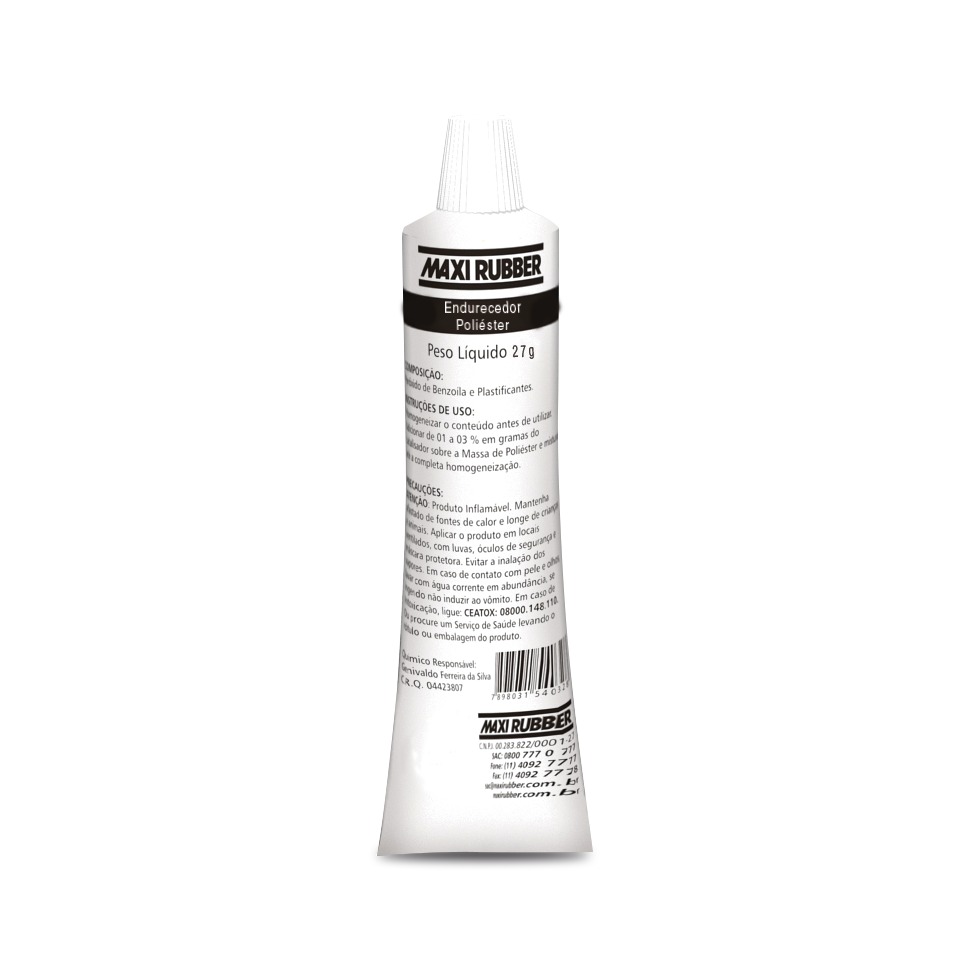 Imagem do produto Catalisador Pastoso 21g Maxi Rubber