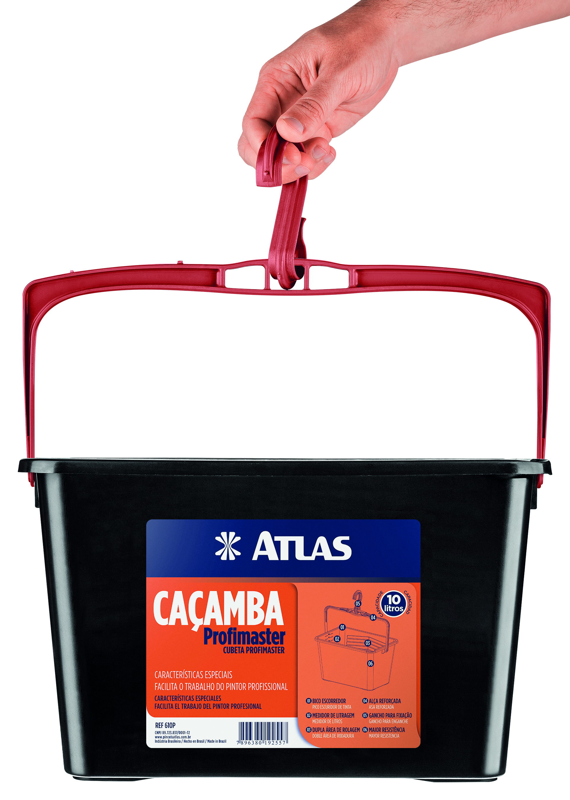 Imagem do produto Atlas Cacamba Preta