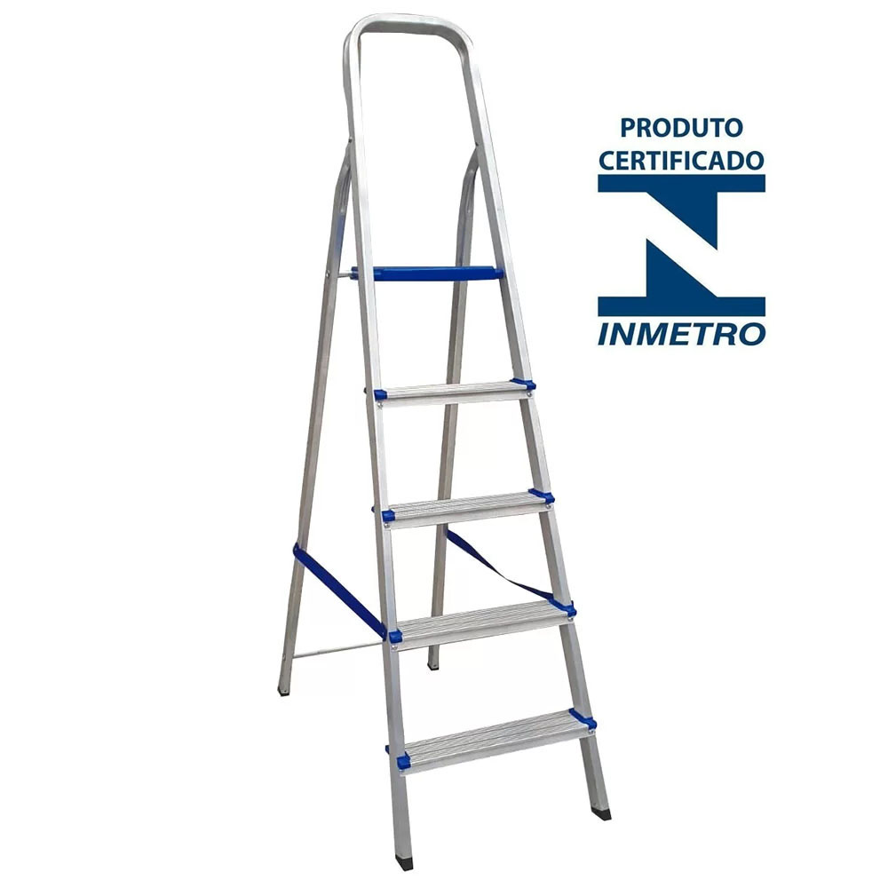 Imagem do produto Azimut Escada de Alumínio 6 Degraus Real
