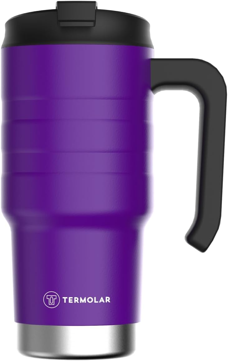 Imagem do produto Termolar Copo Térmico com Alça Moove Roxo 590 ml