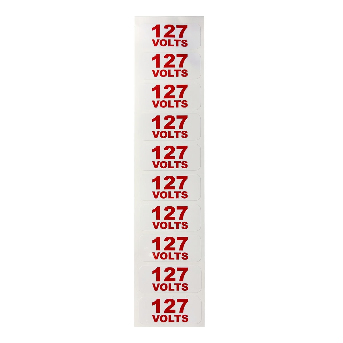 Imagem do produto Etiqueta Adesiva 127V com 10 Peças