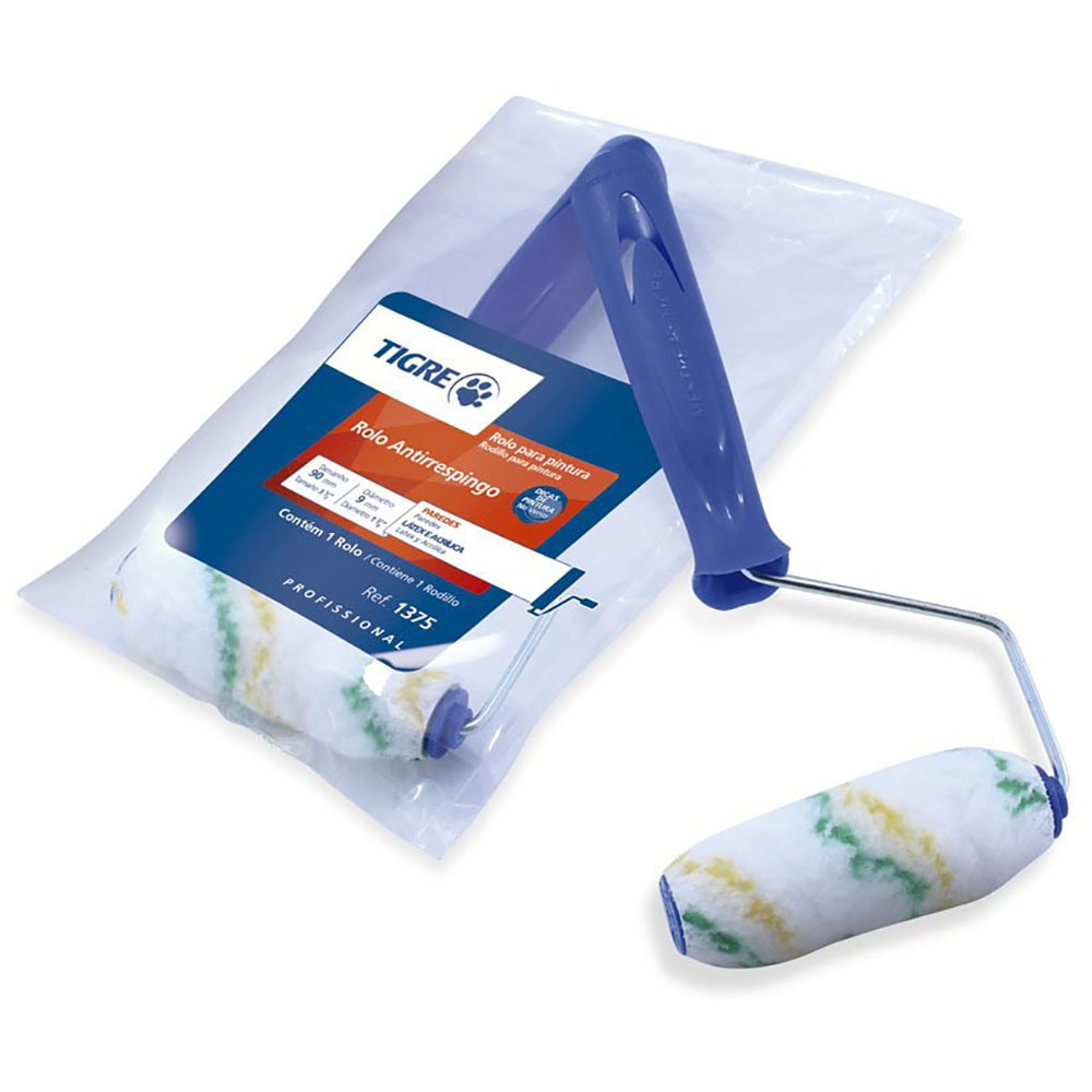 Imagem do produto Tigre Rolo de Lã Sintética Antirrespingo Profissional 15cm Ref.1375