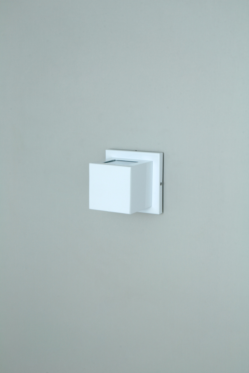 Imagem do produto Real Lustres Arandela Box 2 Focos Branca com Vidro - 307/22