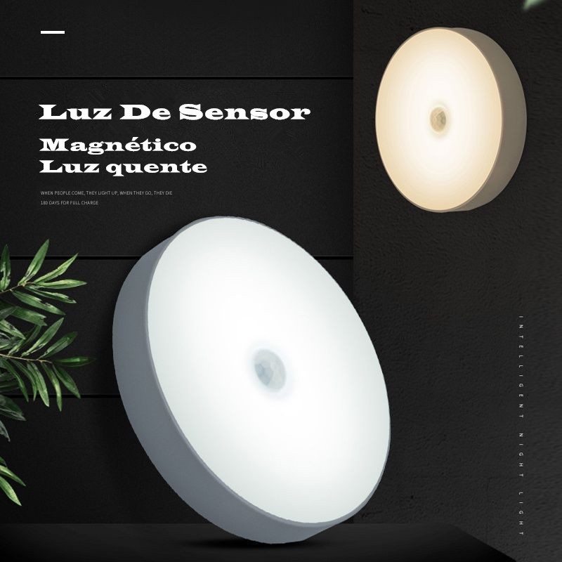 Imagem do produto Delis Luminária Noturna com Sensor 2700K Preta