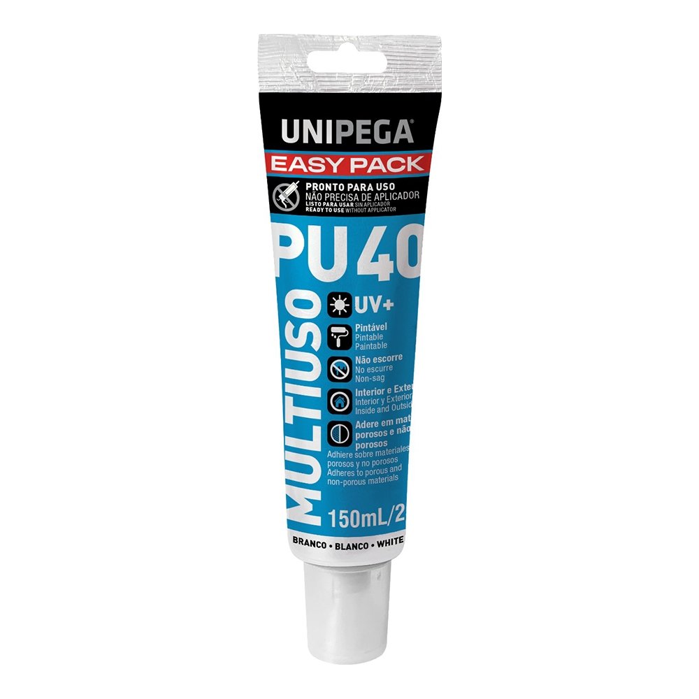 Imagem do produto Unipega Adesivo Selante PU40 Easy Pack Branco 150ml/219g