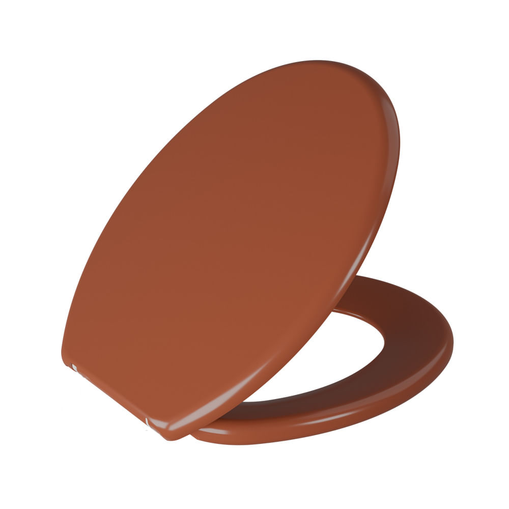 Imagem do produto Assento Sanitário Astra Oval Anatômico Universal Caramelo
