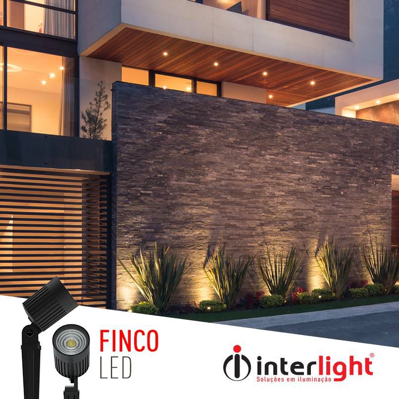 Imagem do produto Interlight Spot Finco LED 6W 2700K IP66 3026-S-PM
