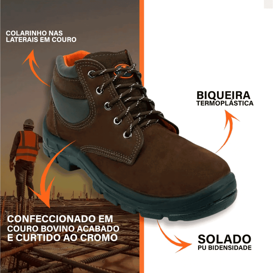 Imagem do produto Toscafer Coturno 4 Colmeia Marrom 39 - 4104N