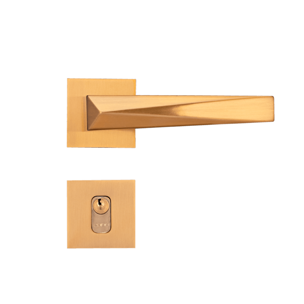 Imagem do produto Pado Fechadura Ascot Red Gold Escovado Externa