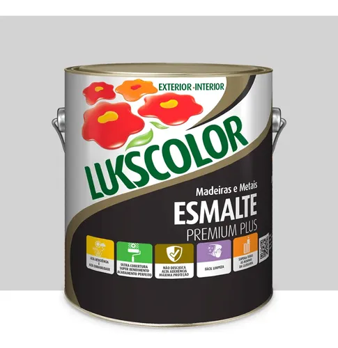 Imagem do produto Lukscolor Esmalte Sintético Premium Alumínio 225ml