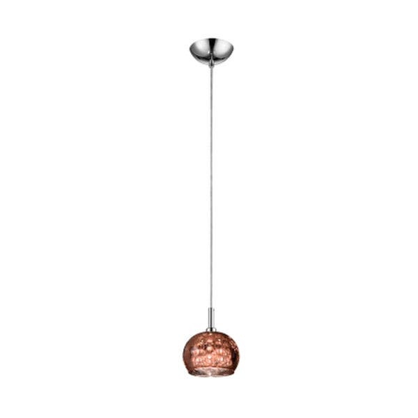 Imagem do produto Bella Lustres Pendente Soho 13x16 1G9 Cobre/Transparente HO7613CO