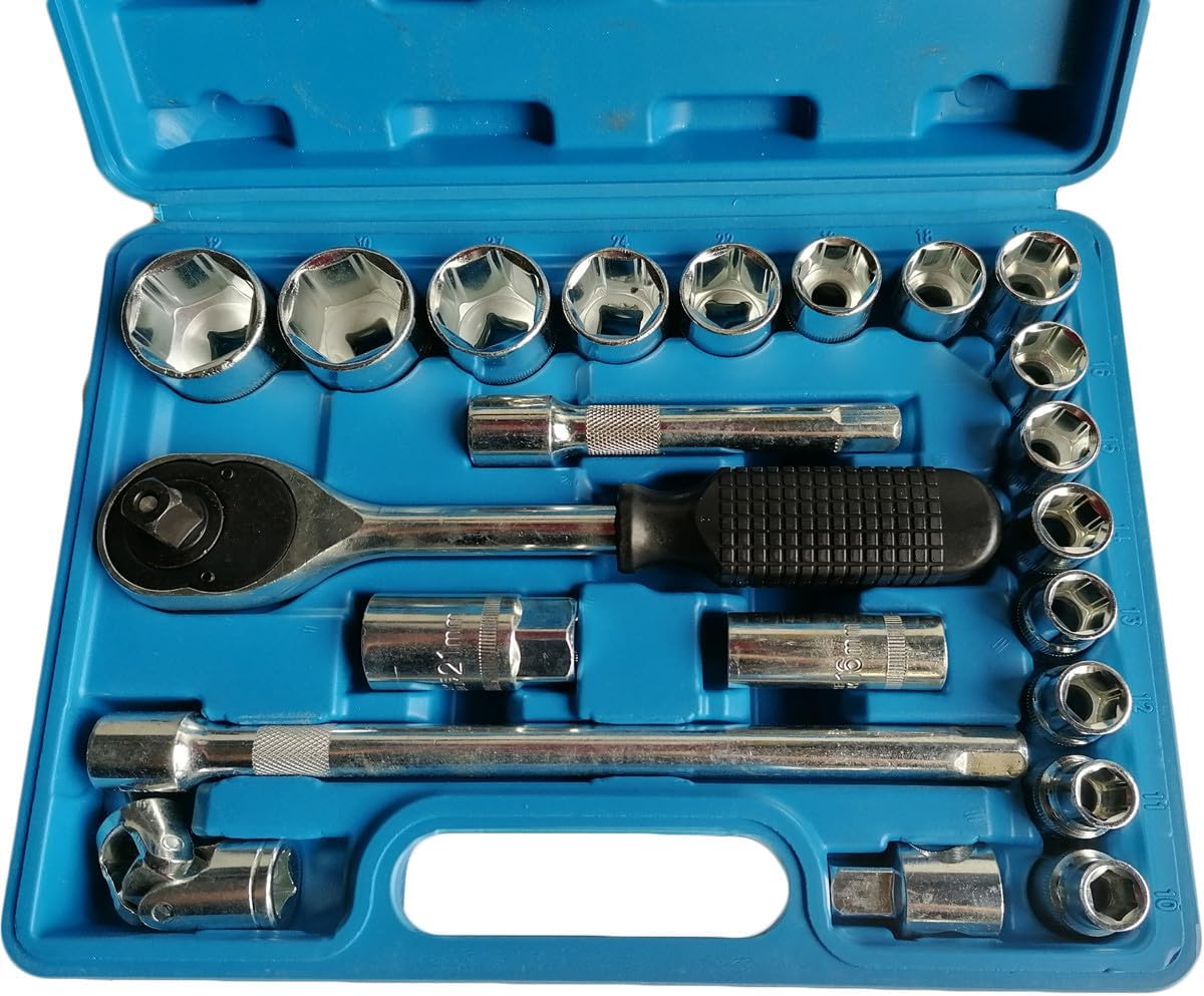 Imagem do produto Titanium Jogo de Soquetes Sextavados 1/2" 22 Peças