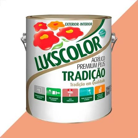 Imagem do produto Lukscolor Tinta Látex Acrílica Tradição Flamingo 3,6 Litros