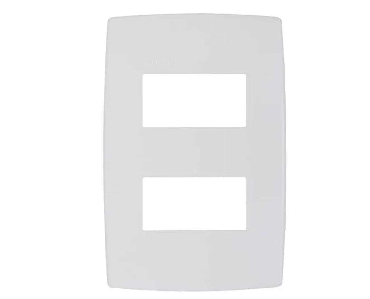 Imagem do produto Pial Plus Placa de Acabamento 4x2 com 2 Postos Separados Branca