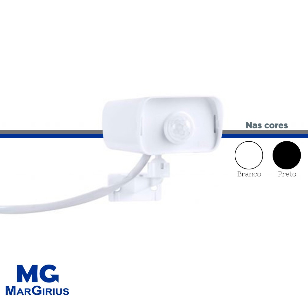 Imagem do produto Sensor de Presença Externo Preto com Fotocélula MPX-40F