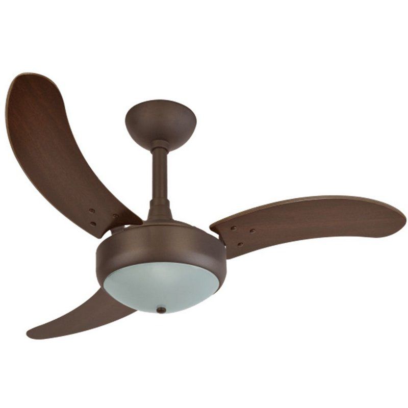 Imagem do produto Rioprelustres Ventilador de Teto 2003 3 Pás Escovado/Tabaco