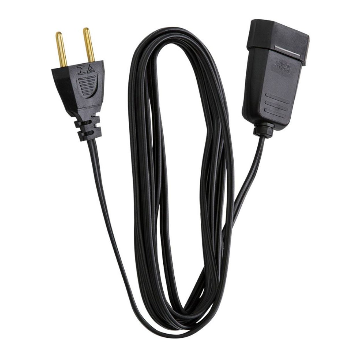 Imagem do produto Pial Legrand Cordão Prolongador (Extensão) 2P 10A Cabo Plano (PL) 2x0,75mm² Preto 10 Metros