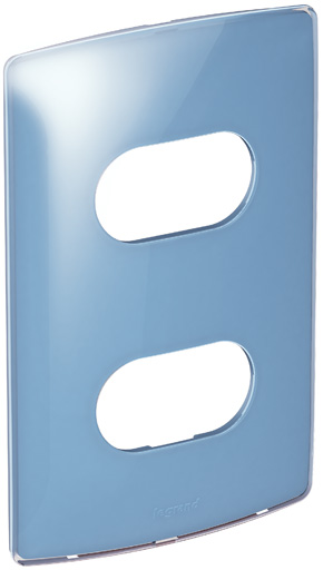Imagem do produto Pial Legrand Placa 4X2 com 2 Postos Distanciados Nereya Blue