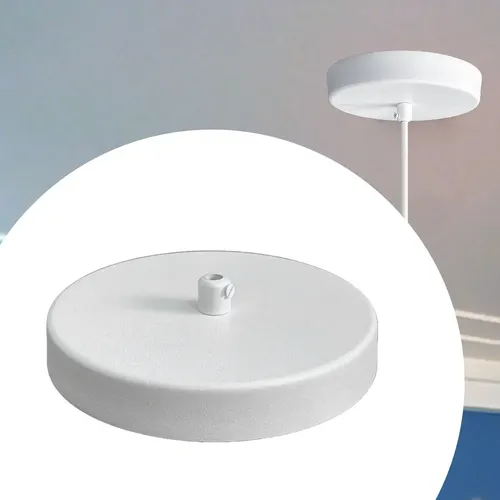 Imagem do produto Nobre Canopla 19 cm para 3 Pendentes Branco