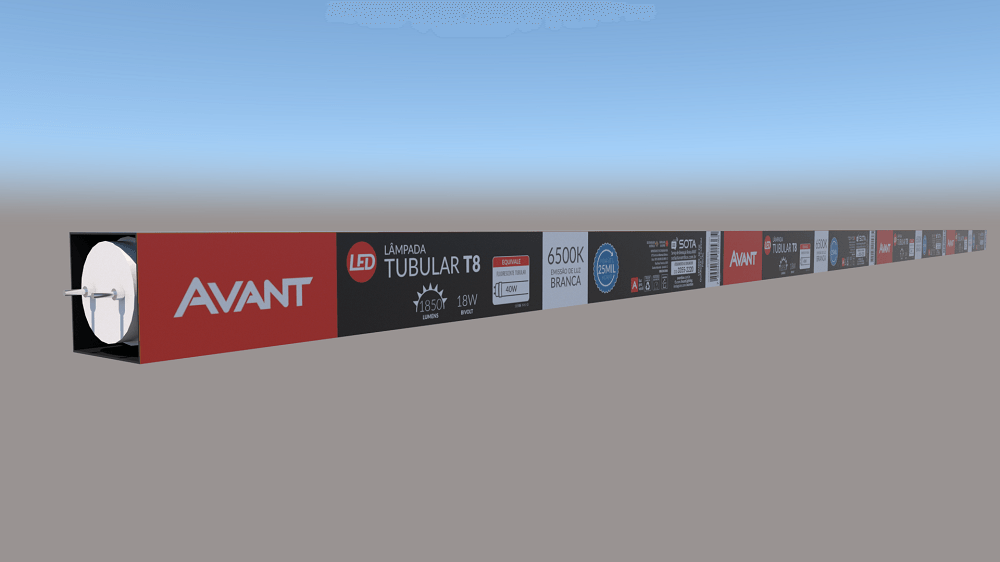 Imagem do produto Avant Lâmpada LED Tubular 18W 6500K