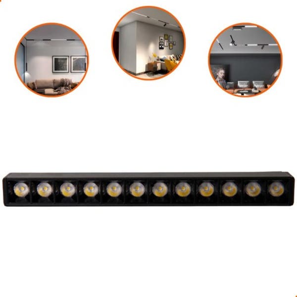 Imagem do produto Cinderela Luminária LED Mov. para Trilho 12W 3200K