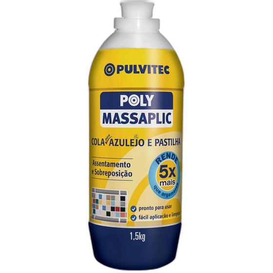 Imagem do produto Cola para Azulejo Massaplic 1500g Pulvitec