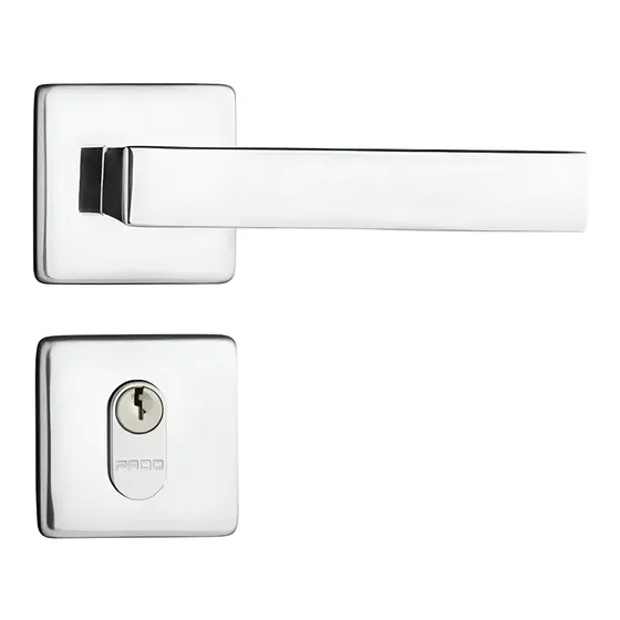 Imagem do produto Pado Fechadura Concept 409 Roseta Quadrada Externa Cromada