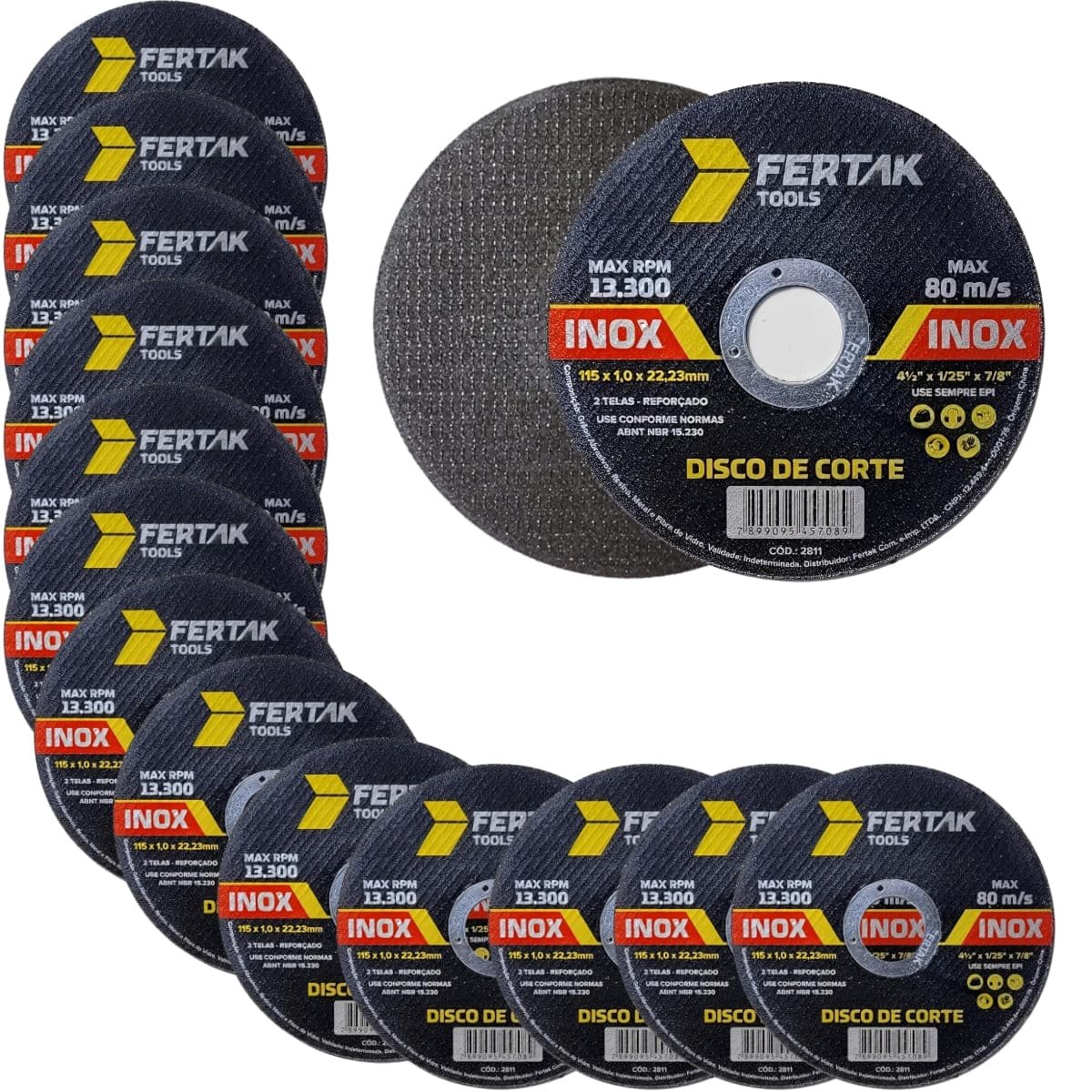Imagem do produto Norton Disco de Corte para Ferro e Aço Inox 115,0 x 1,00 x 22 LDI