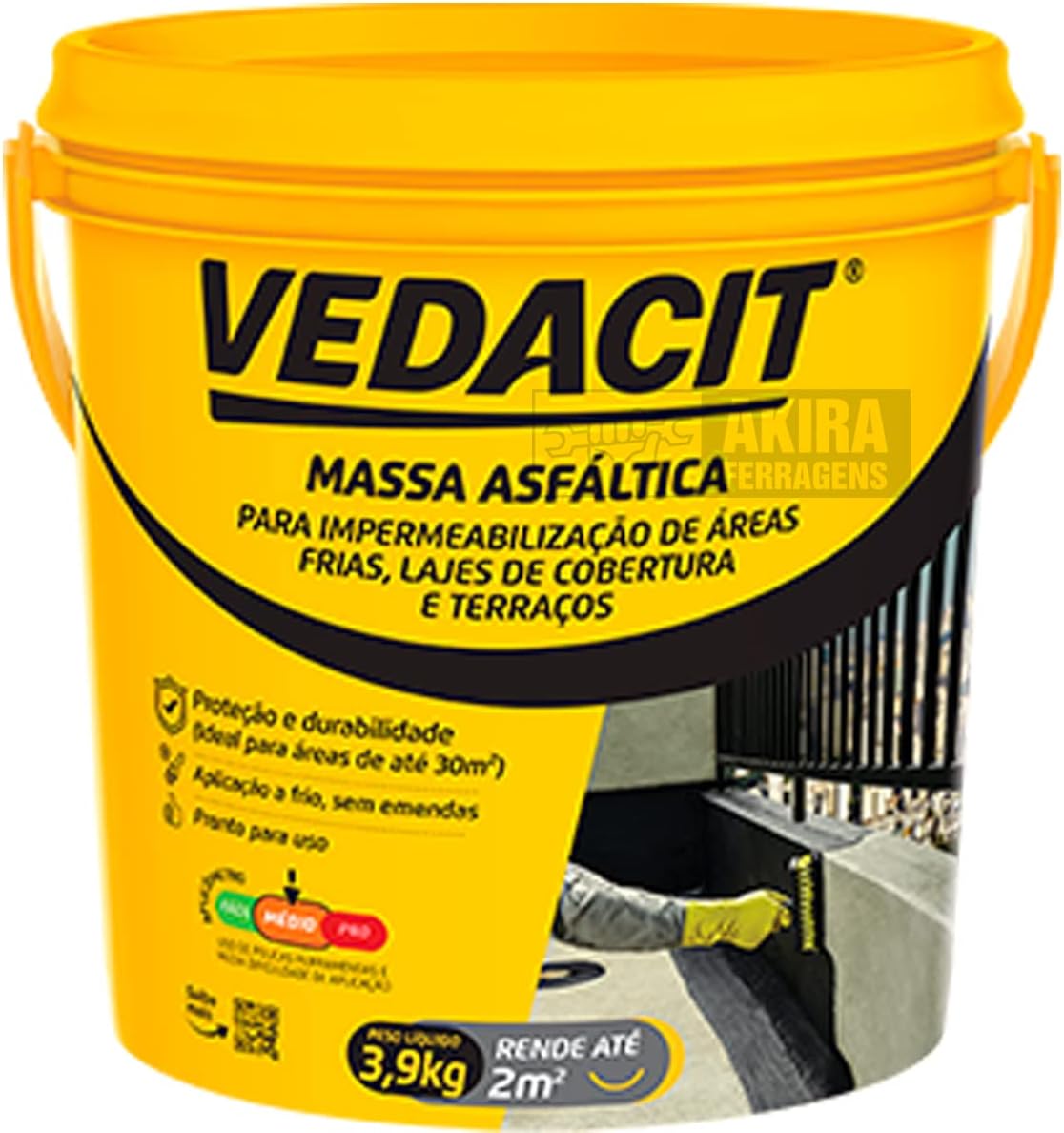 Imagem do produto Otto B. Massa Asfáltica GL 3,9 kg