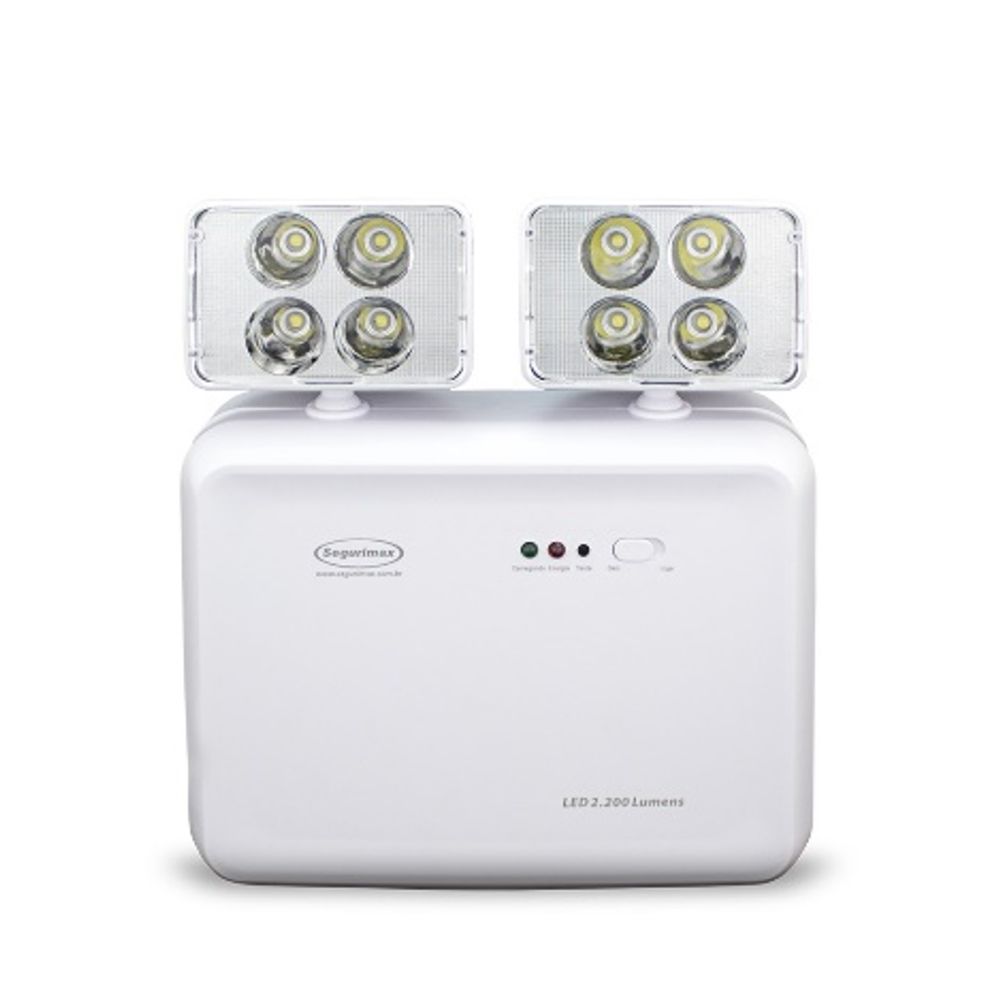 Imagem do produto Segurimax Luminária de Emergência LED 2200 Lúmens 2 Faróis