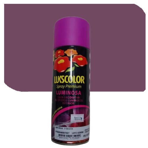 Imagem do produto Lukscolor Tinta Spray Premium Luminosa Violeta 350ml