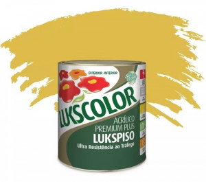 Imagem do produto Lukscolor Tinta Acrílica Premium Lukspiso Amarelo Demarcação 900ml