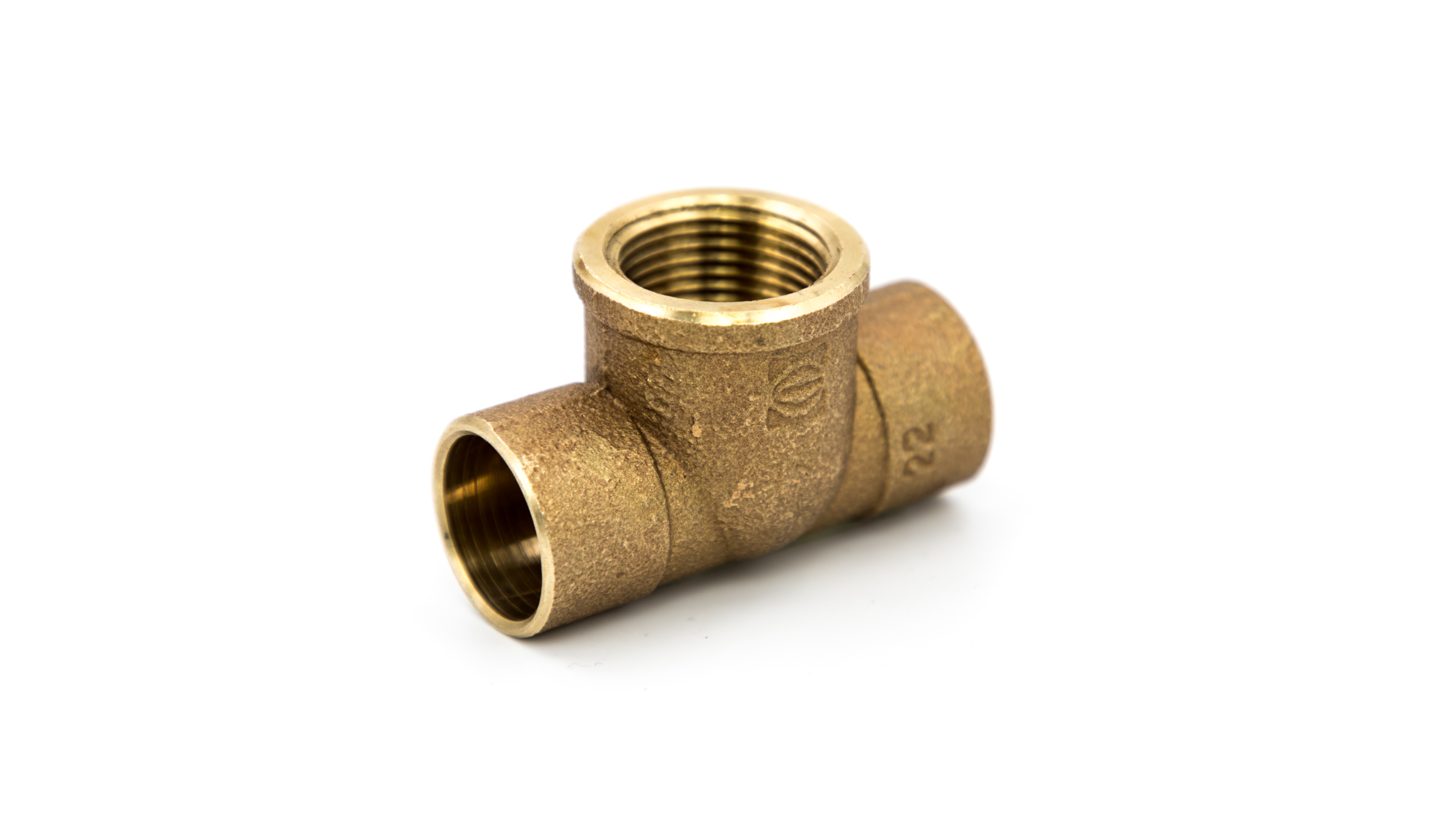 Imagem do produto Tê de Bronze 15mm Rosca