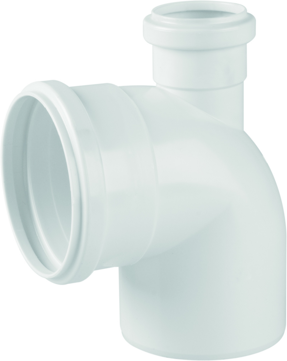 Imagem do produto Plastubos Joelho 90° Esgoto com Visita 100x50mm