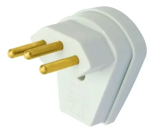 Imagem do produto Pino Macho Tripolar 2P+T Cinza 10A (Ref. 1481) Fame