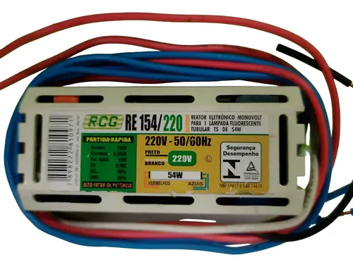 Imagem do produto Reator Eletrônico 1x54W 220V T5 RCG
