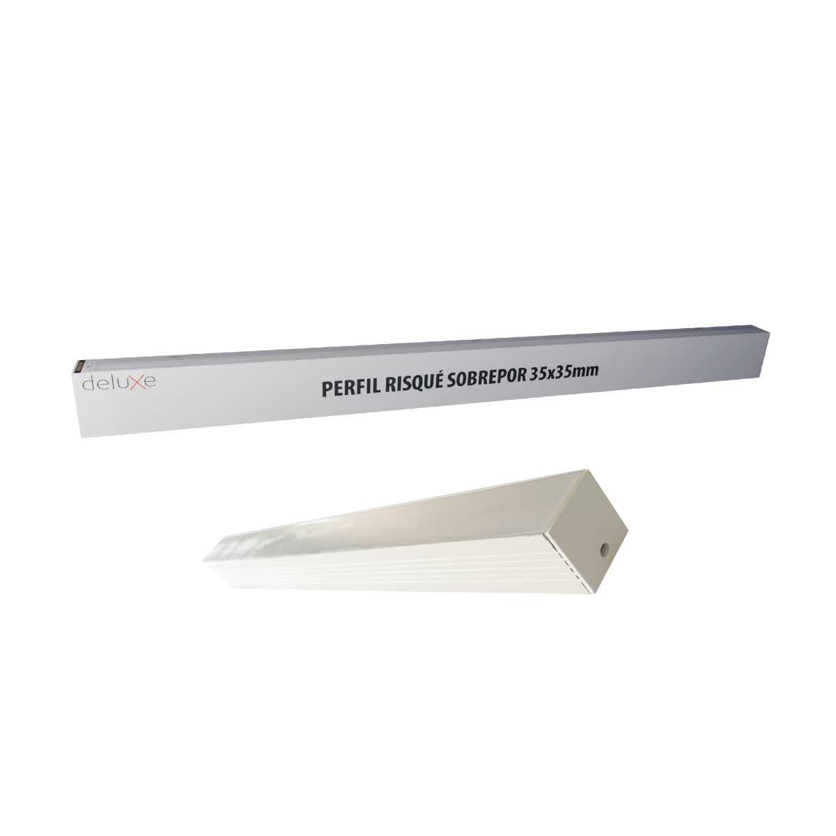 Imagem do produto Avant Perfil Risqué Slat de Sobrepor 3535 Branco Fosco 2 Metros