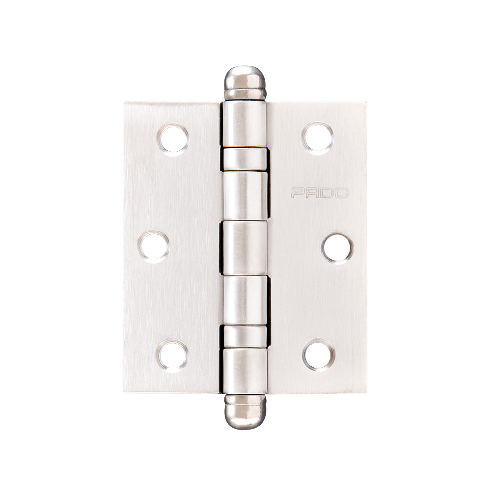 Imagem do produto Pado Kit 3 Dobradiças com Rolamento 3025 em Cromo Acetinado