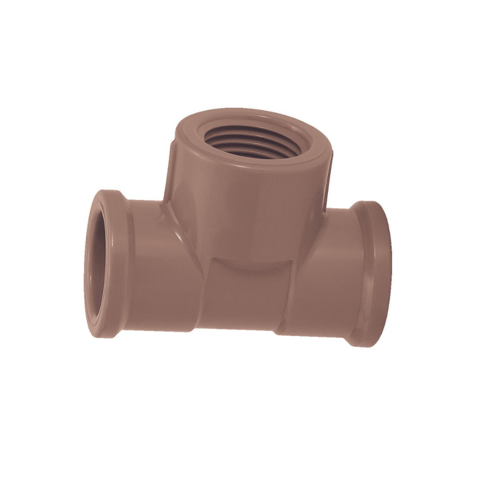 Imagem do produto Amanco Tê Soldável Rosca 25 x 25 x 1/2 mm