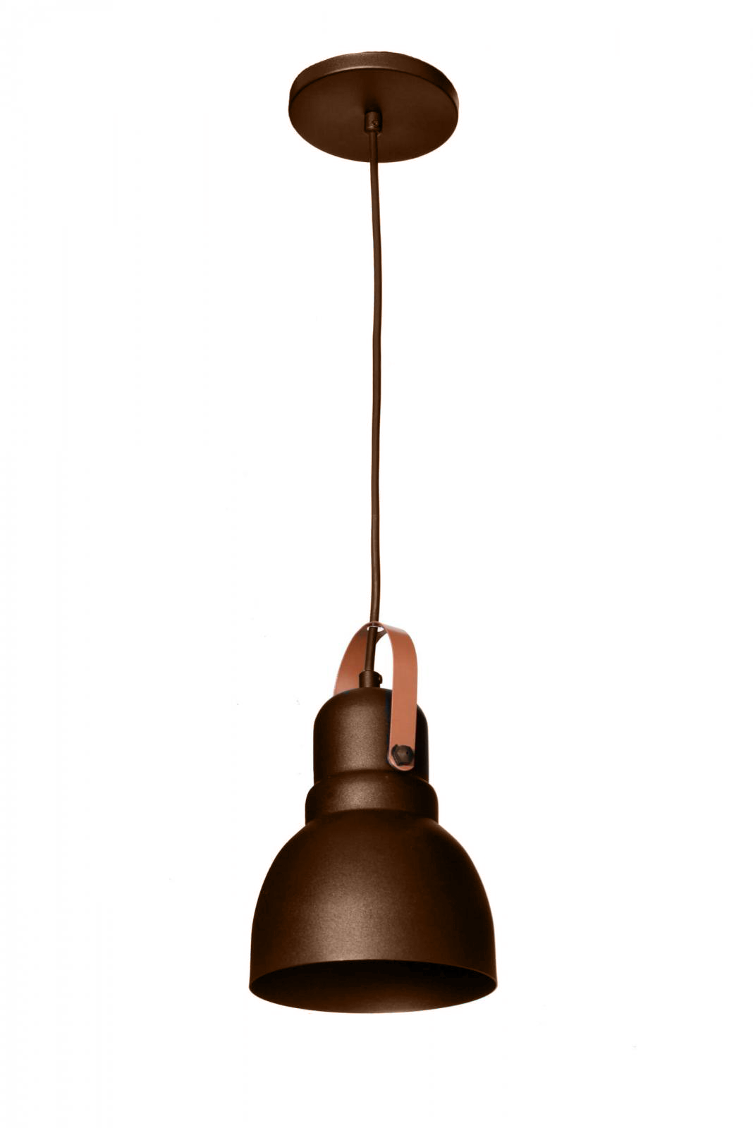 Imagem do produto Lustre Luminária Pendente DM Lumi Pietra Alumínio Marrom