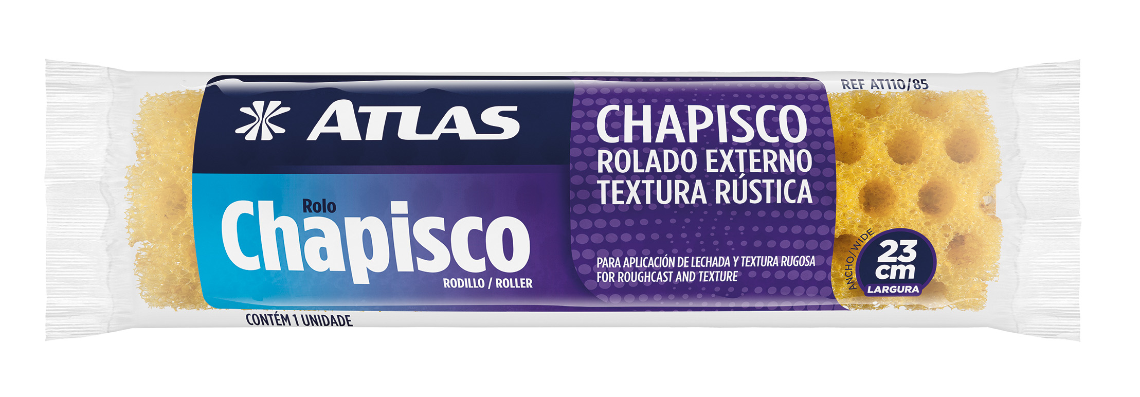 Imagem do produto Atlas Rolo de Espuma Textura Rústica e Chapisco 23cm
