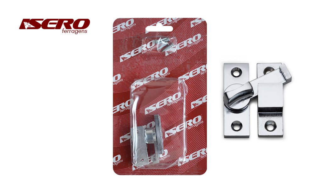 Imagem do produto Isero Tranqueta Bico Virado 4 cm Zamac Cromada