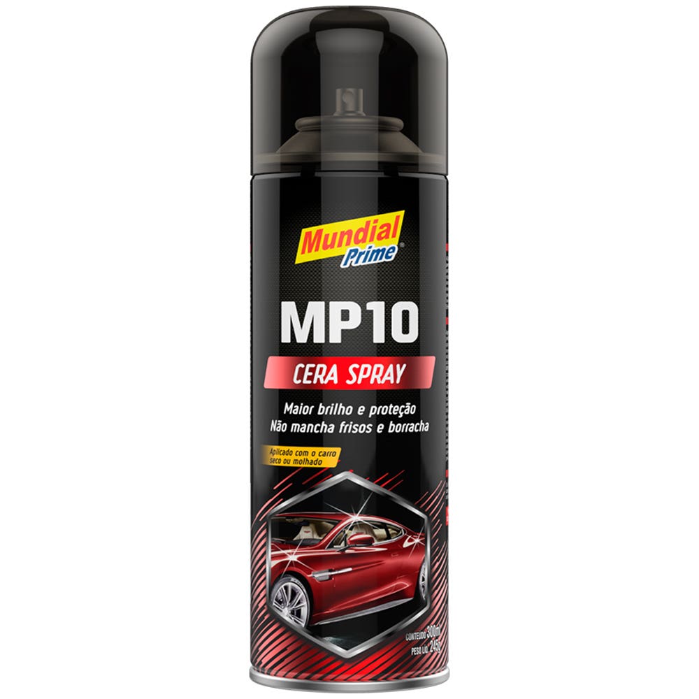 Imagem do produto Cera Automotiva em Spray MP10 300ml Mundial Prime
