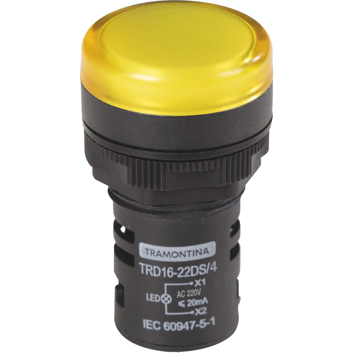Imagem do produto Tramontina Sinalizador Luminoso LED 220V Amarelo - Linha TRD16-22
