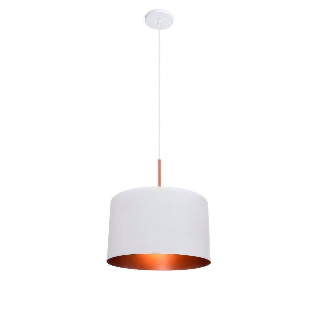 Imagem do produto Antonylux Pendente Open 4034/1 Branco Texturizado/Cobre