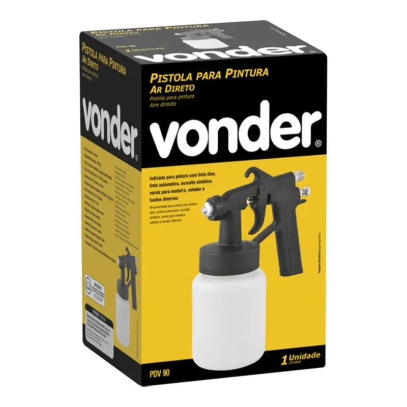 Imagem do produto Pistola de Pintura com Caneca Plástica PDV90 Vale Do Sol