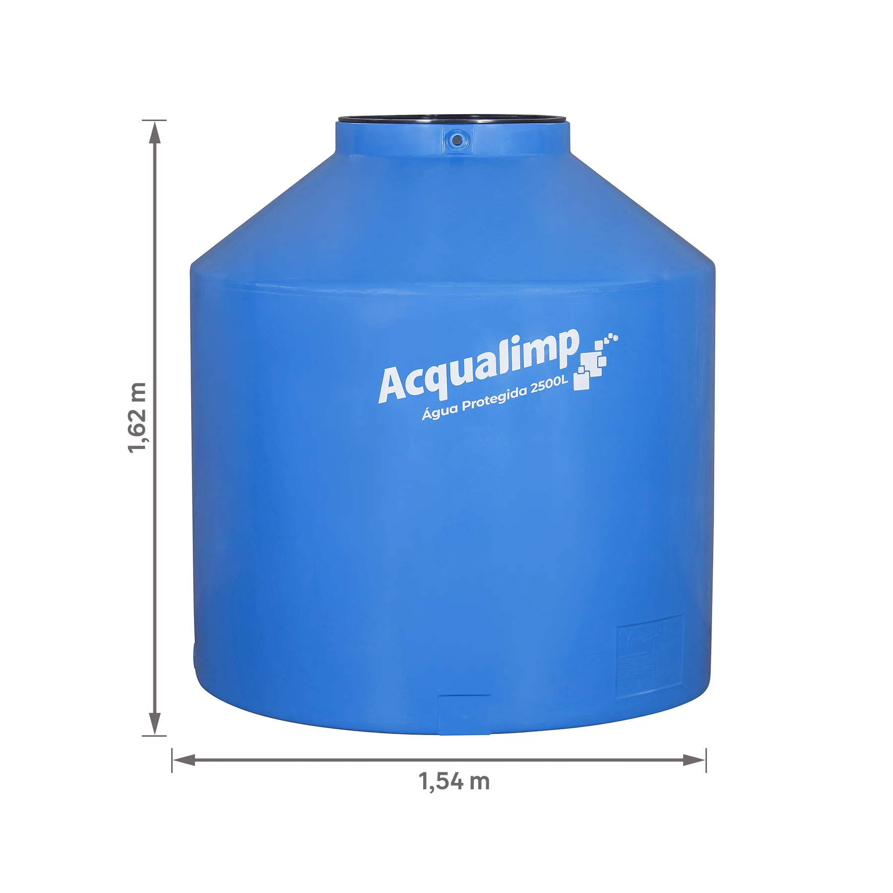 Imagem do produto Acquaflex Caixa d'Água Acqualimp Azul 2500L