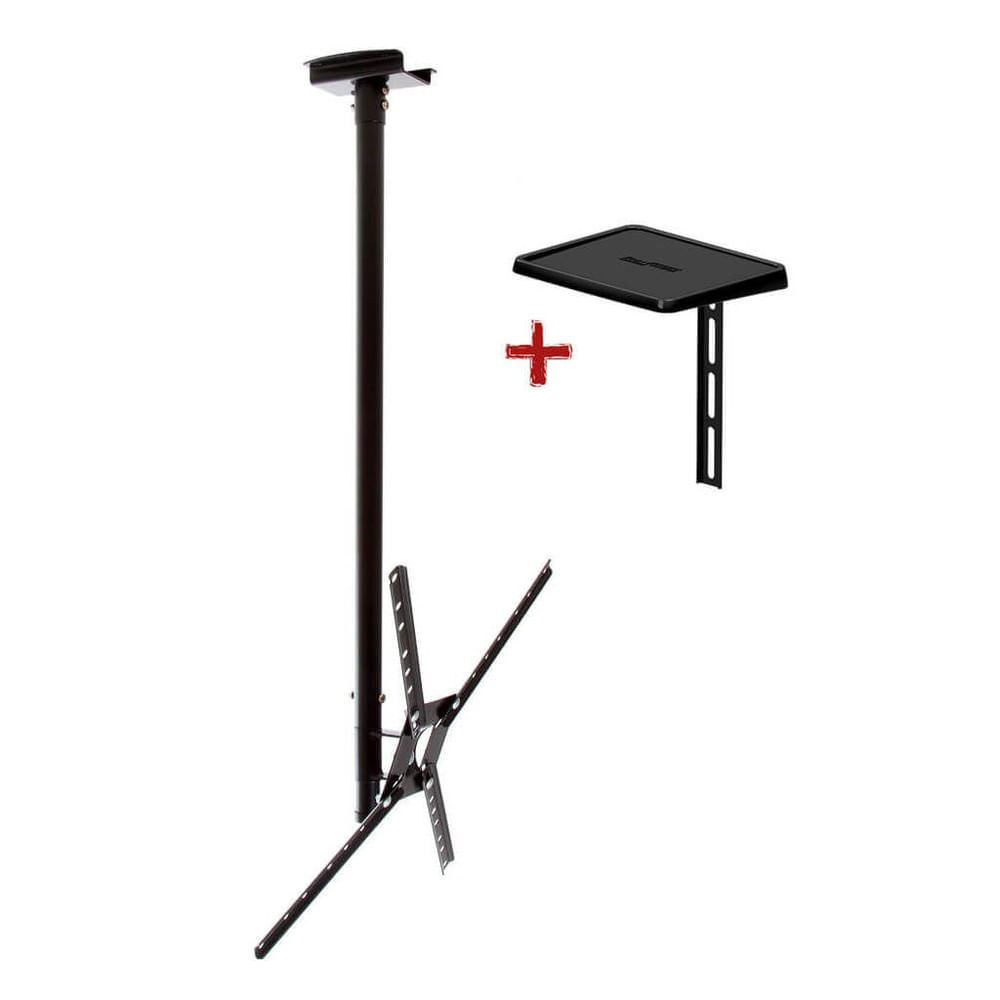 Imagem do produto Brasforma Suporte para TV de Teto 10 a 55 Preto SPRP150