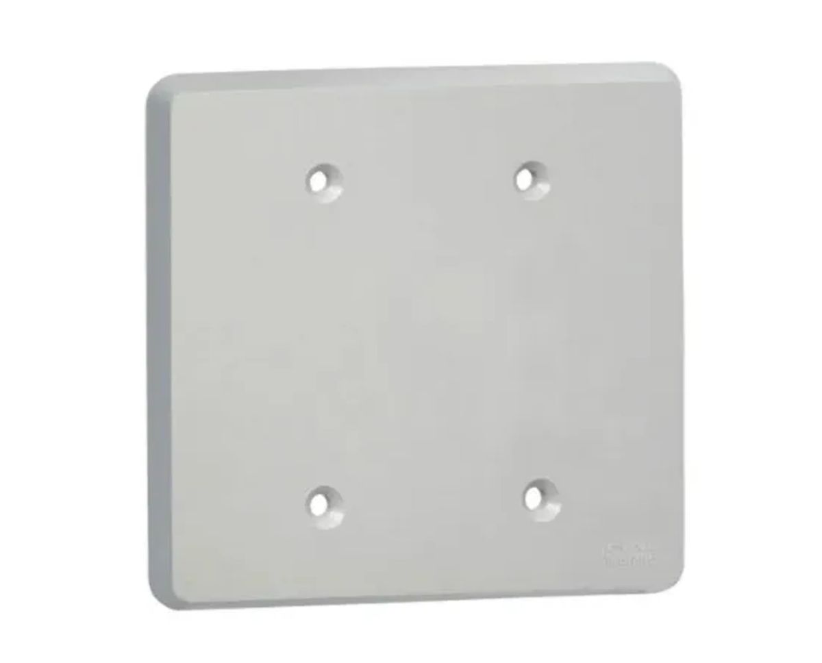 Imagem do produto Pial Legrand Placa 4x4 com 1 Furo Central para Caixa de Embutir Clássica Cinza