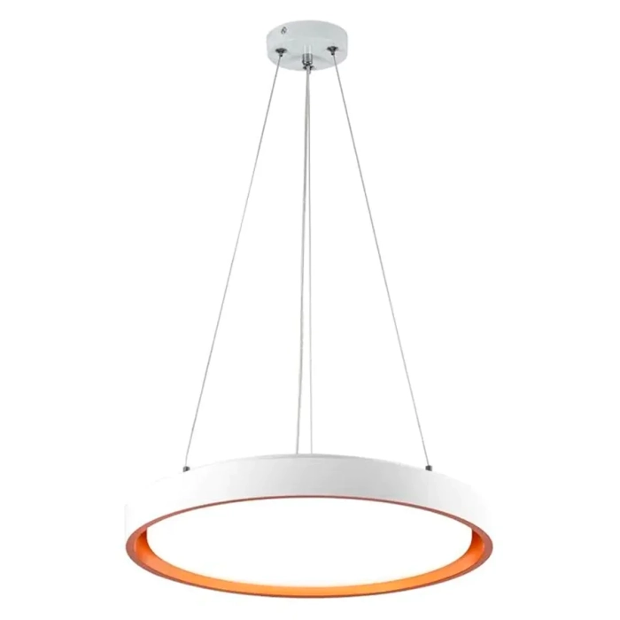 Imagem do produto Hevvy Pendente Montana Branco/Dourado 51 cm Redondo LY-8762LH BC DR